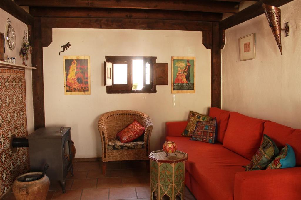Posezení v ubytování Casa Escondida