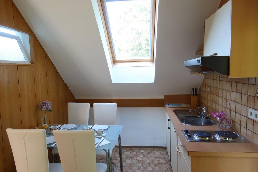 Kuchyňa alebo kuchynka v ubytovaní Appartements Kronig
