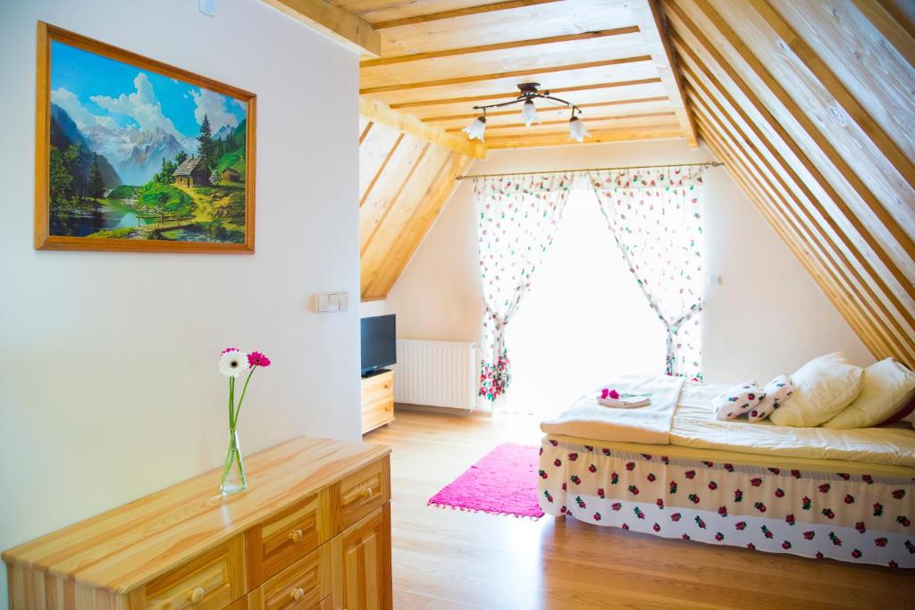 Televízia a/alebo spoločenská miestnosť v ubytovaní Willa u Bohuna Jacuzzi & Sauna