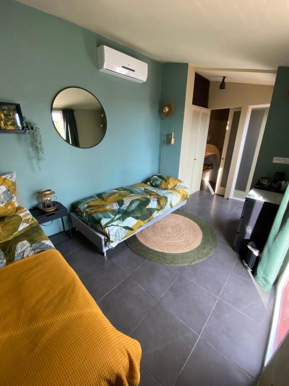 Postel nebo postele na pokoji v ubytování Bed and Breakfast Lagabella