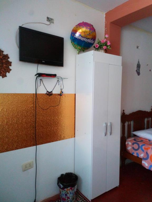 Postel nebo postele na pokoji v ubytování Inti Hostel Airport