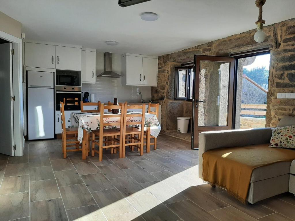 Kuchyň nebo kuchyňský kout v ubytování Casita de norma