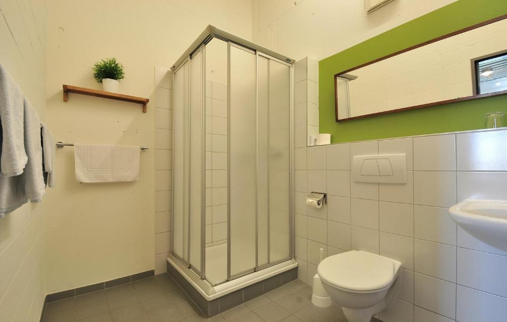 Koupelna v ubytování Hotel Bodensee-Arena