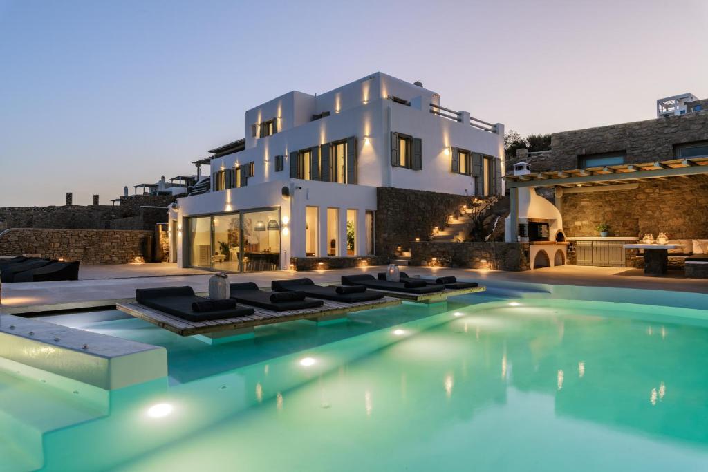 Πισίνα στο ή κοντά στο Villa Nerovino by Whitelist Mykonos