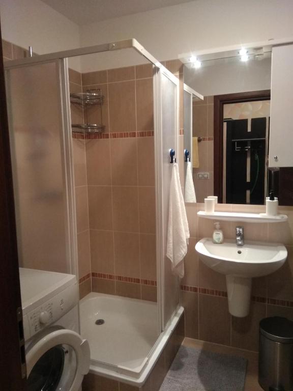 Kúpeľňa v ubytovaní Apartmán Rezidence Čertovka 2121 free parking garage
