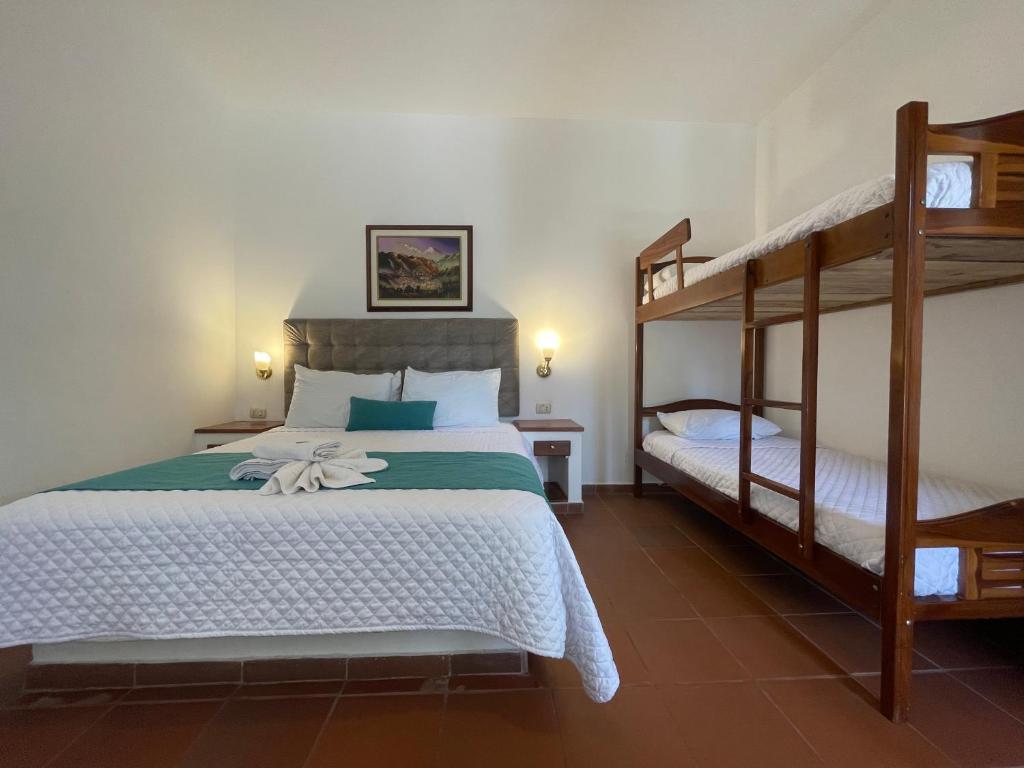 Hosteria Punta Blanca - Habitación Triple Con Vista Al Jardín