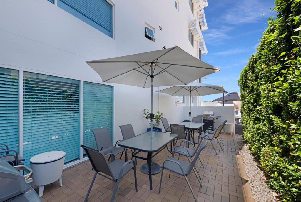 Patio nebo venkovní prostory v ubytování Koola Beach Apartments Bargara