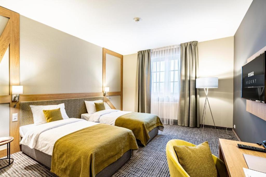 Sezony. Restauracja i Hotel - Chambre Lits Jumeaux