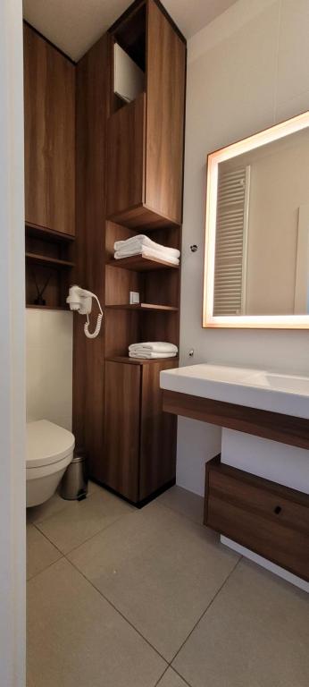 Kúpeľňa v ubytovaní Bel Mare Wyspa, apartament z parkingiem gratis