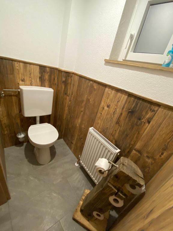 Koupelna v ubytování Ferienwohnung Wildkogelblick