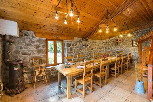 Restaurace v ubytování Chambres d'hôtes l'Abondance