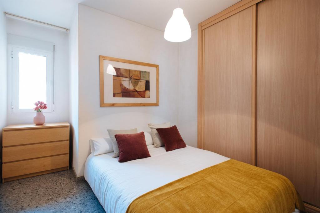 Posteľ alebo postele v izbe v ubytovaní Calatrava Suite Apartment