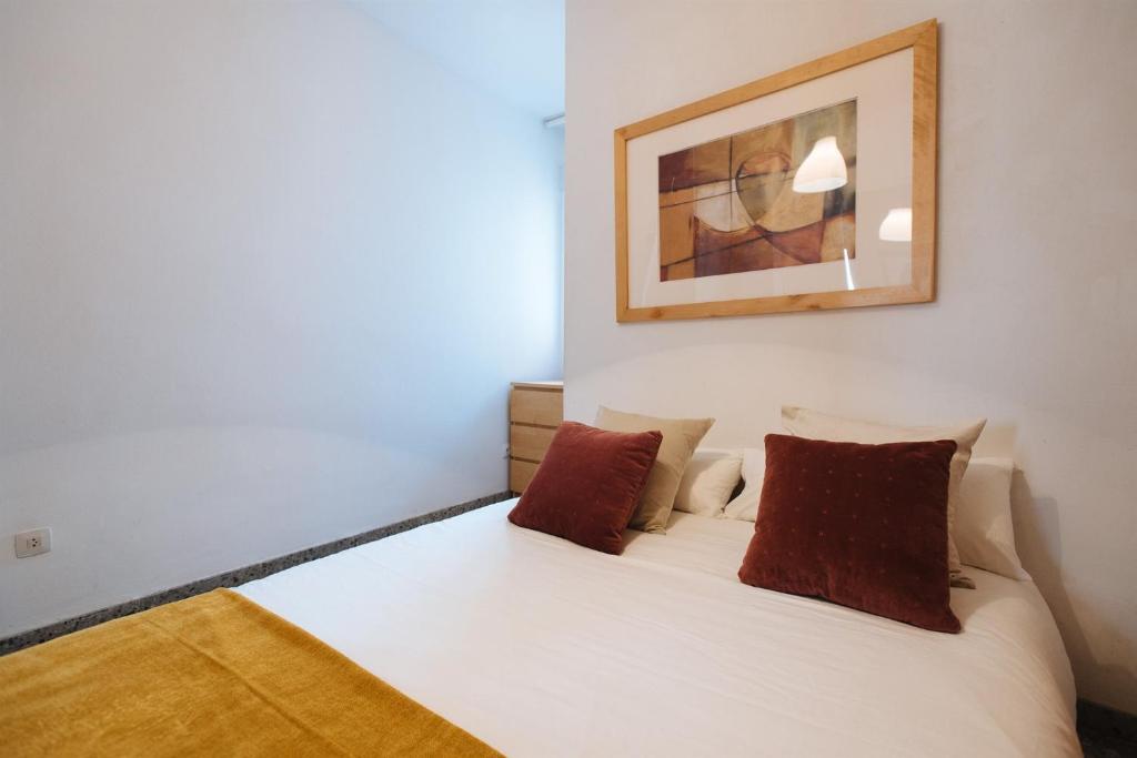 Posteľ alebo postele v izbe v ubytovaní Calatrava Suite Apartment