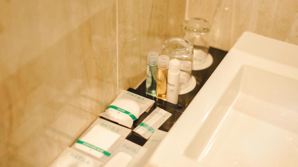 Koupelna v ubytování Patra Dumai Hotel