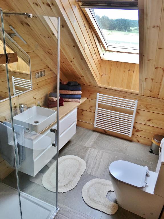 A bathroom at Chata Natan