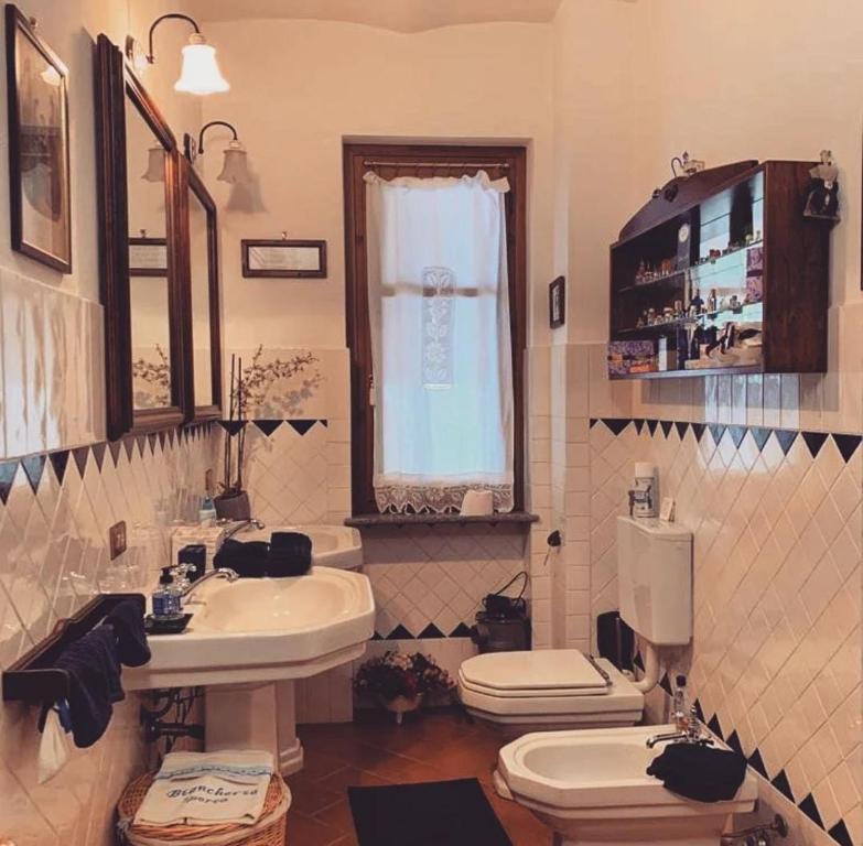 Kúpeľňa v ubytovaní Agriturismo i Gessi