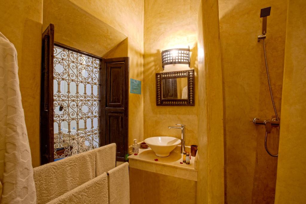 Koupelna v ubytování Riad Al Jana