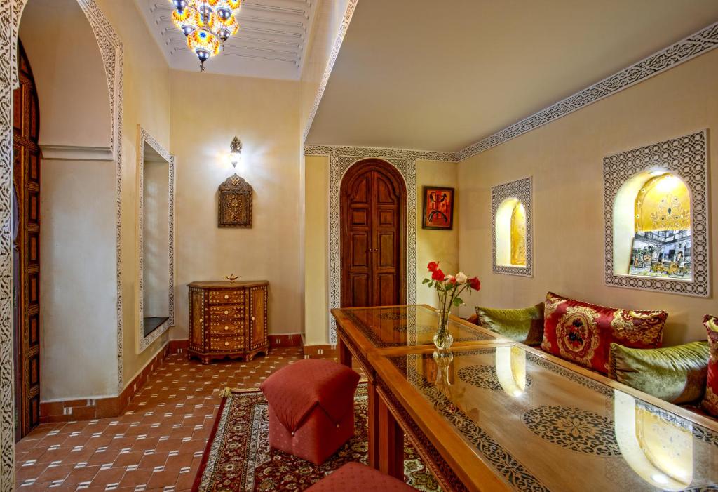 Posezení v ubytování Riad Al Jana