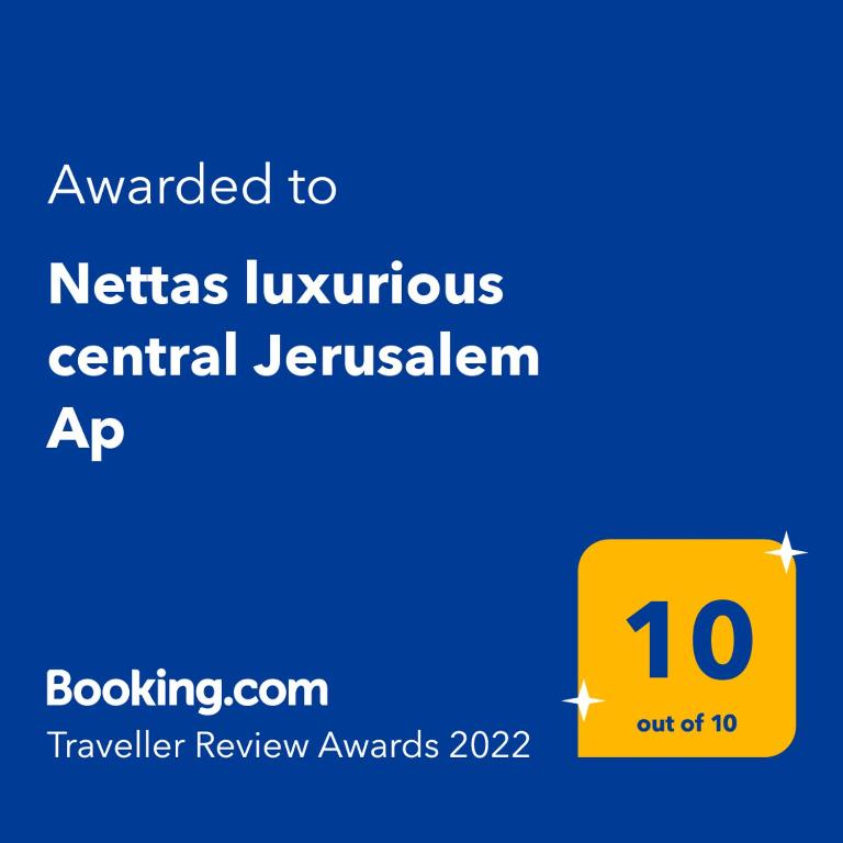 Nettas luxurious central Jerusalem Ap, ירושלים – מחירים מעודכנים לשנת 2023