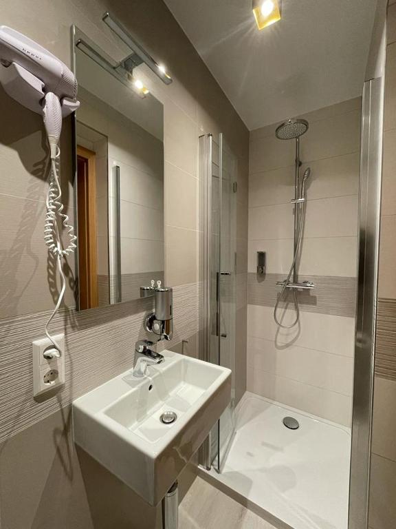Vannituba majutusasutuses Albergo Aida