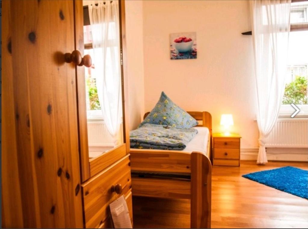 Postel nebo postele na pokoji v ubytování Pension Souchon