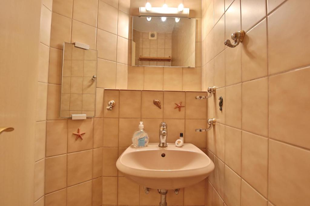 Koupelna v ubytování Residenz Ostseestrand Appartement 3