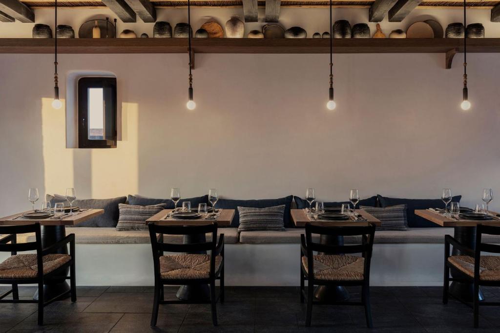 Restaurace v ubytování Kalesma Mykonos