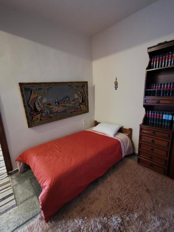 A bed or beds in a room at Archontiko Elena