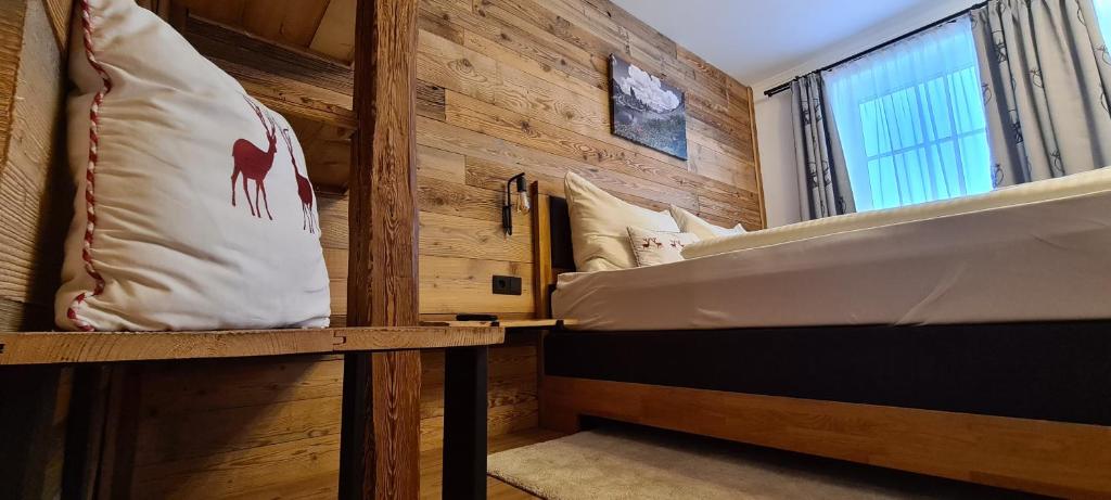 Postel nebo postele na pokoji v ubytování Frühstückspension Bachseitenhof