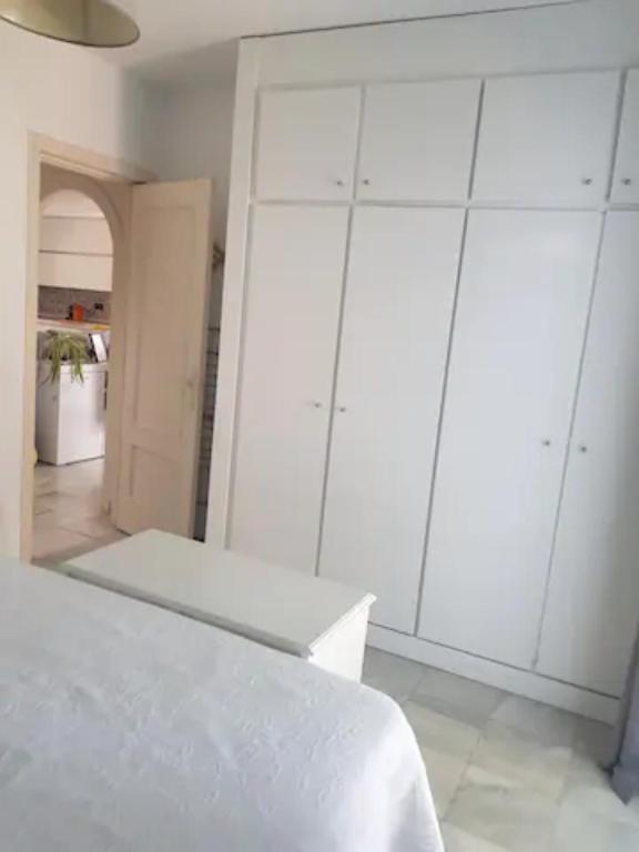 Postel nebo postele na pokoji v ubytování Casa el Jardin de Indalo - Mojacar Playa