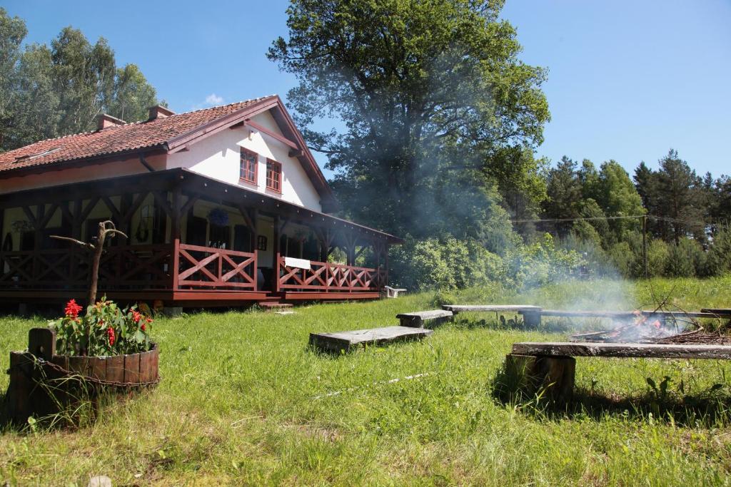 Zahrada ubytování Ostoja Miłolas