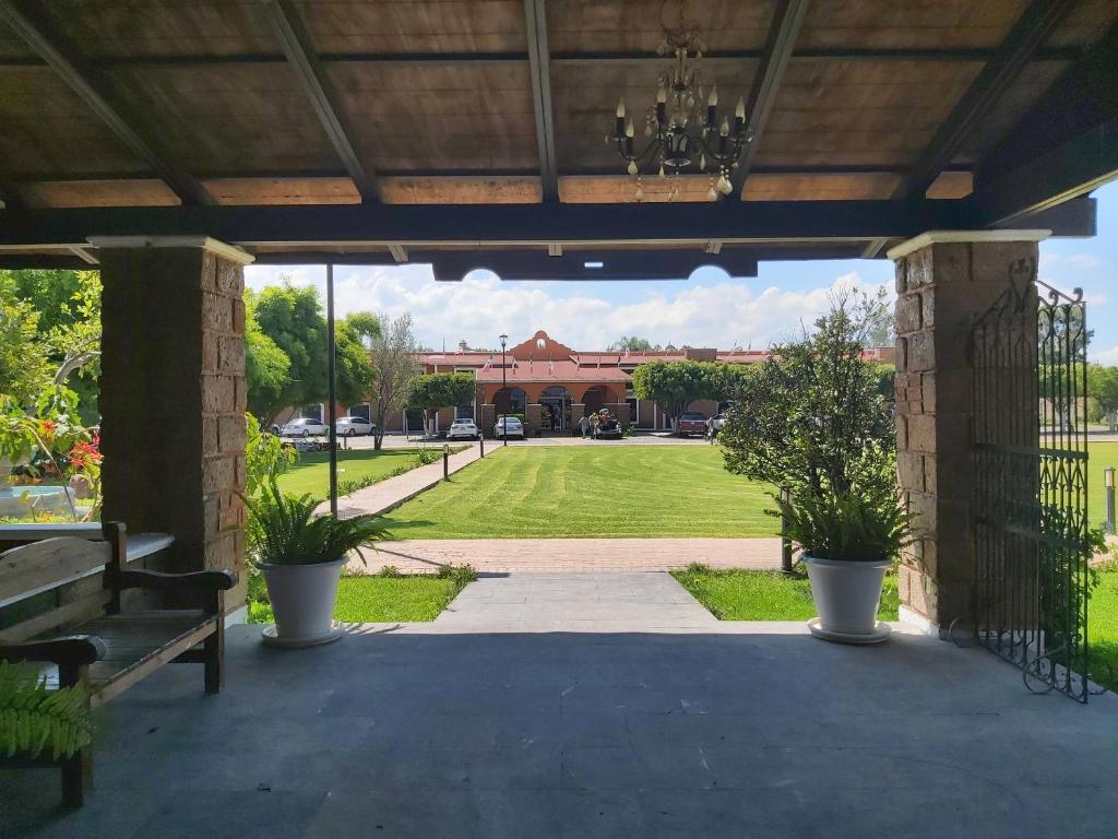 Zahrada ubytování Hotel Meson del Puente