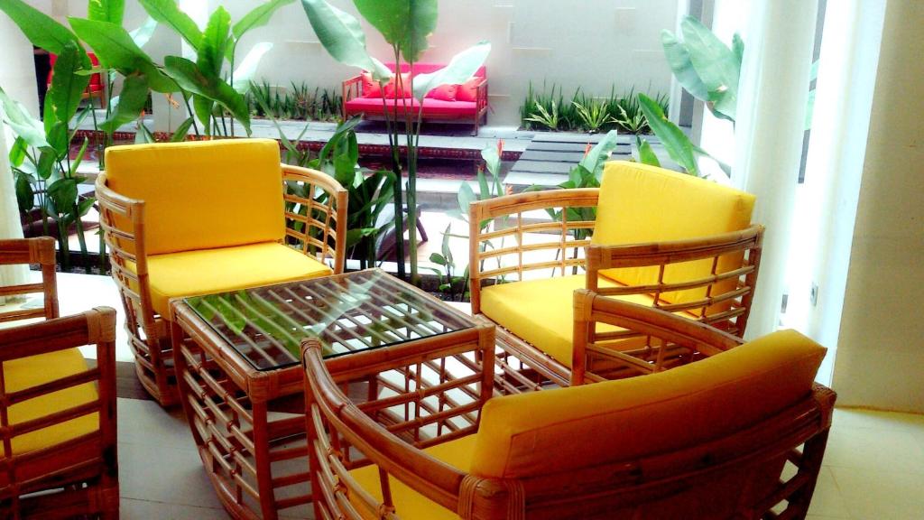 Posezení v ubytování Euphoria Hotel