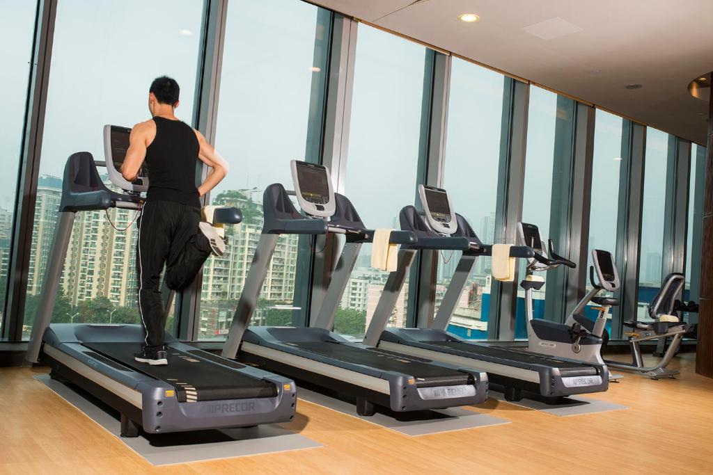 Fitness centrum a/nebo fitness zařízení v ubytování InterContinental Fuzhou