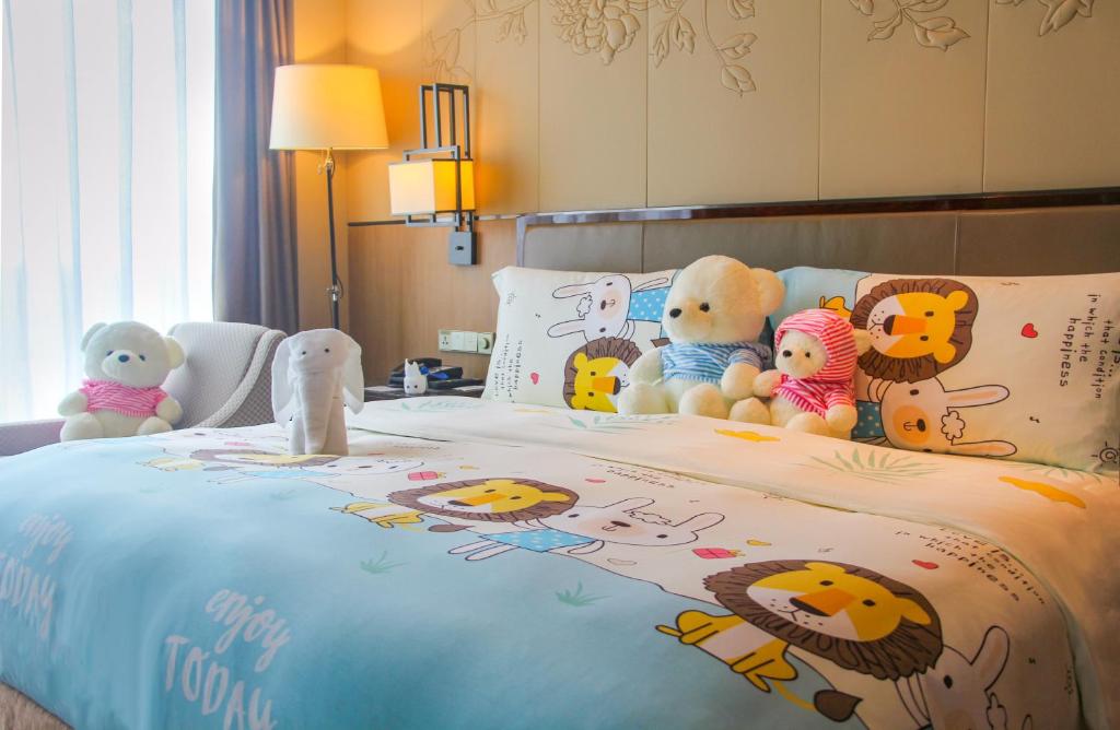 Postel nebo postele na pokoji v ubytování InterContinental Fuzhou