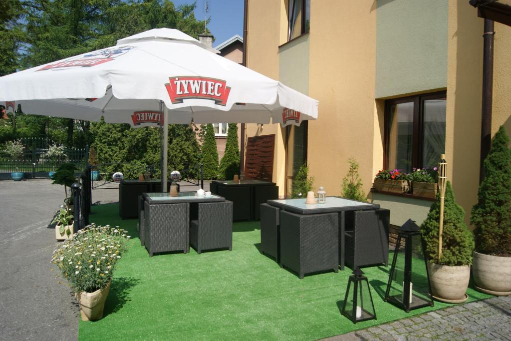 Vonkajšia záhrada v ubytovaní Hotel Petrus