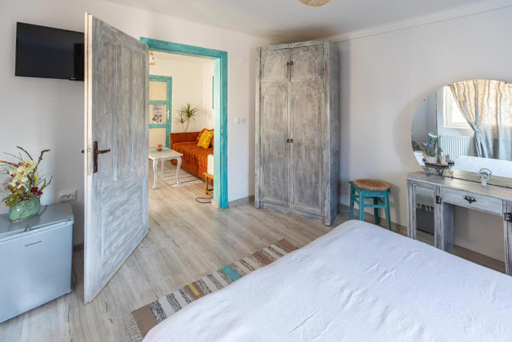 Postel nebo postele na pokoji v ubytování Casa Santa