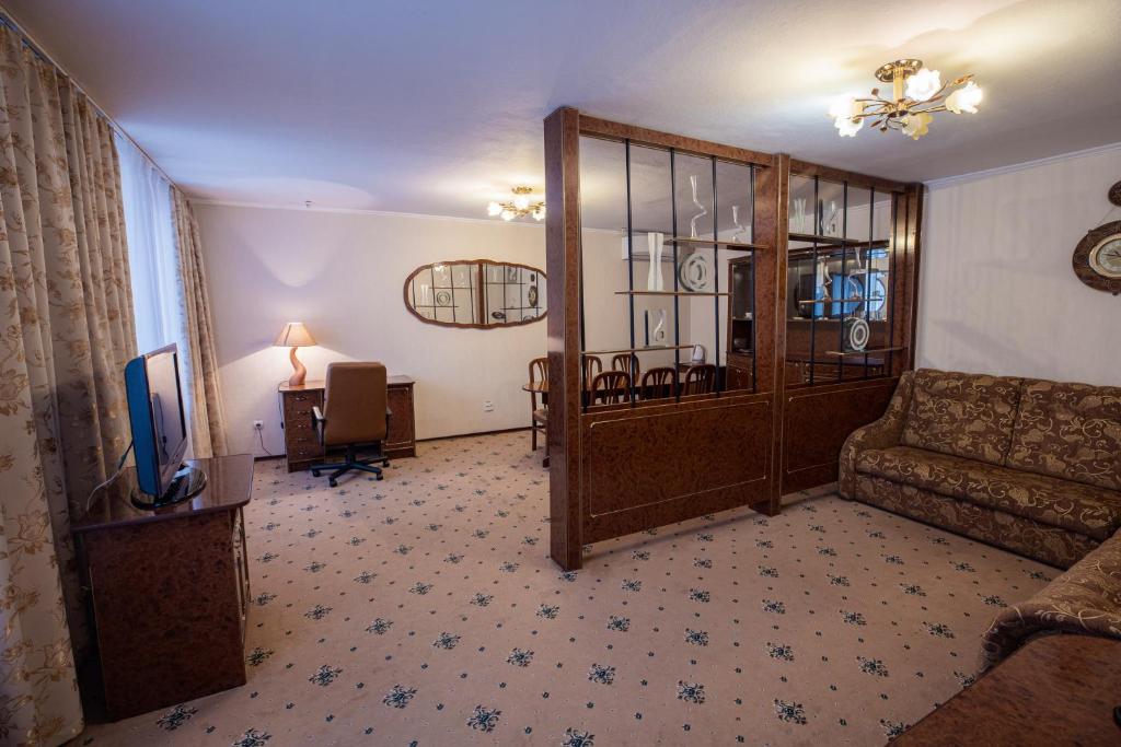 Posezení v ubytování Hotel Mir