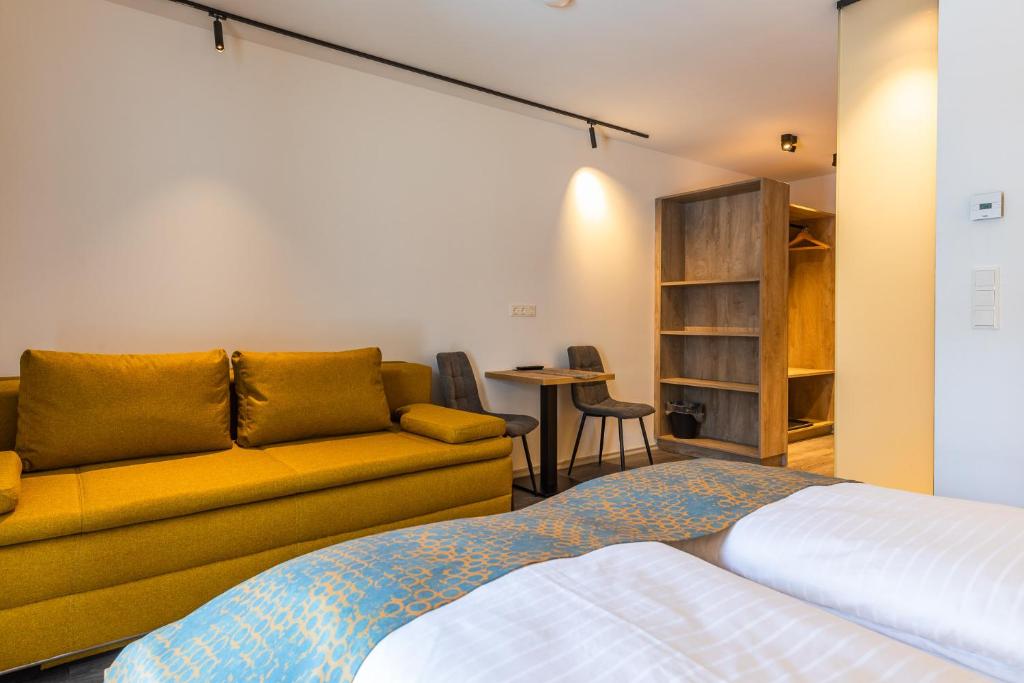 Posezení v ubytování Lichti´s Rooms & Appartements