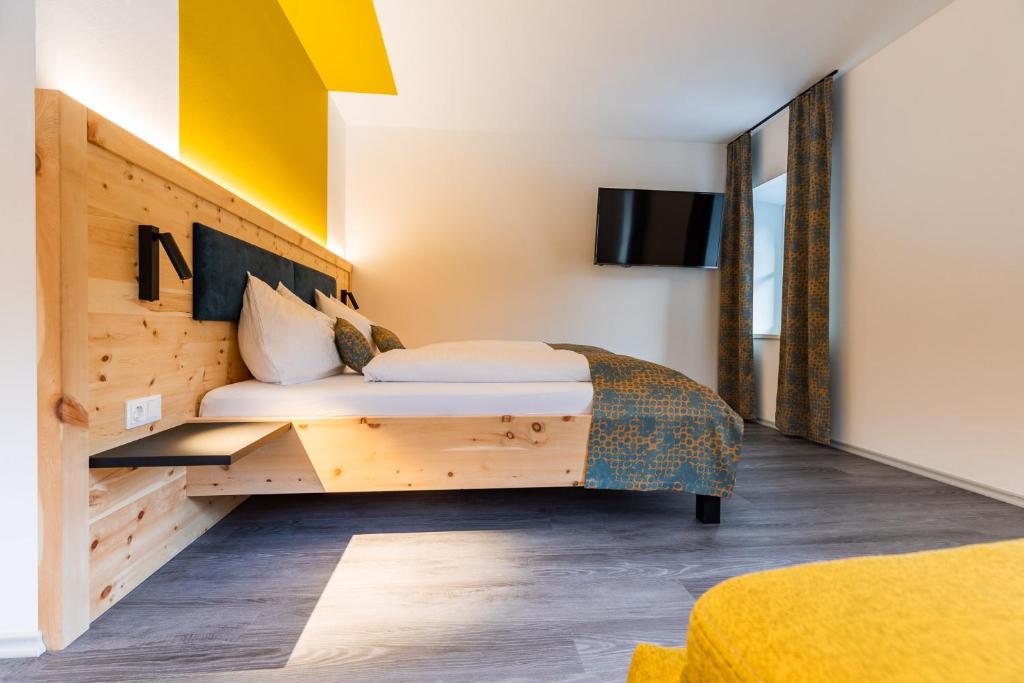 Postel nebo postele na pokoji v ubytování Lichti´s Rooms & Appartements