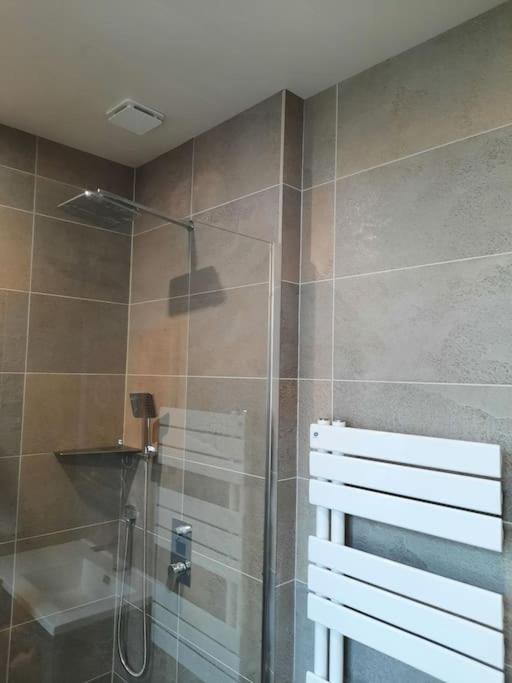Koupelna v ubytování Auberge du Raddon