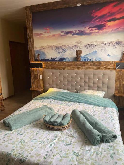 Postel nebo postele na pokoji v ubytování Auberge du Raddon