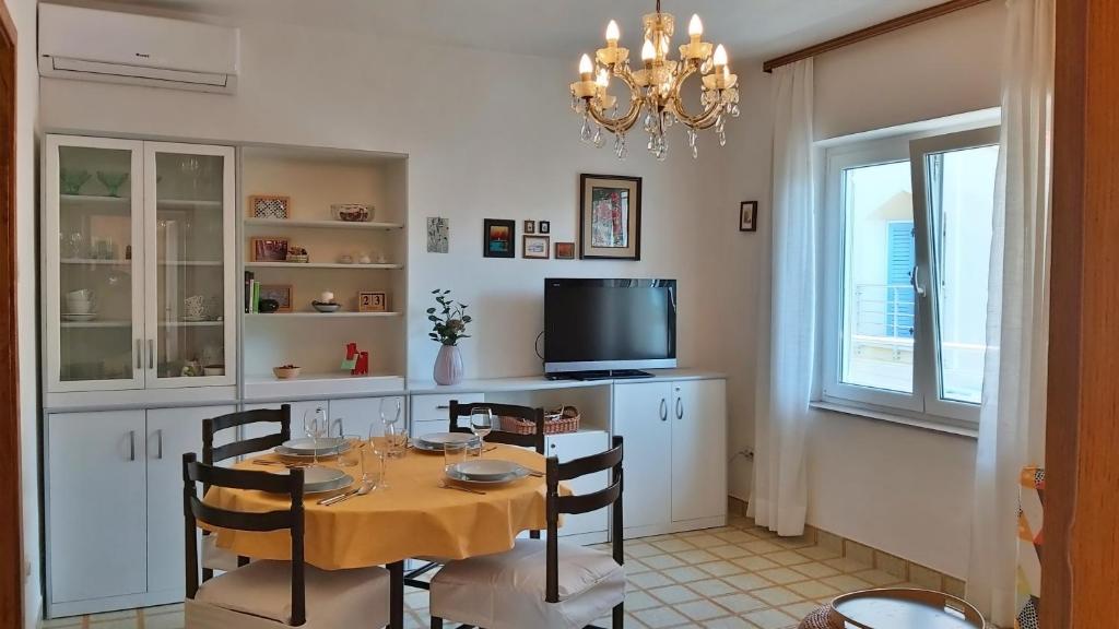 Kuchyň nebo kuchyňský kout v ubytování Apartment Juta