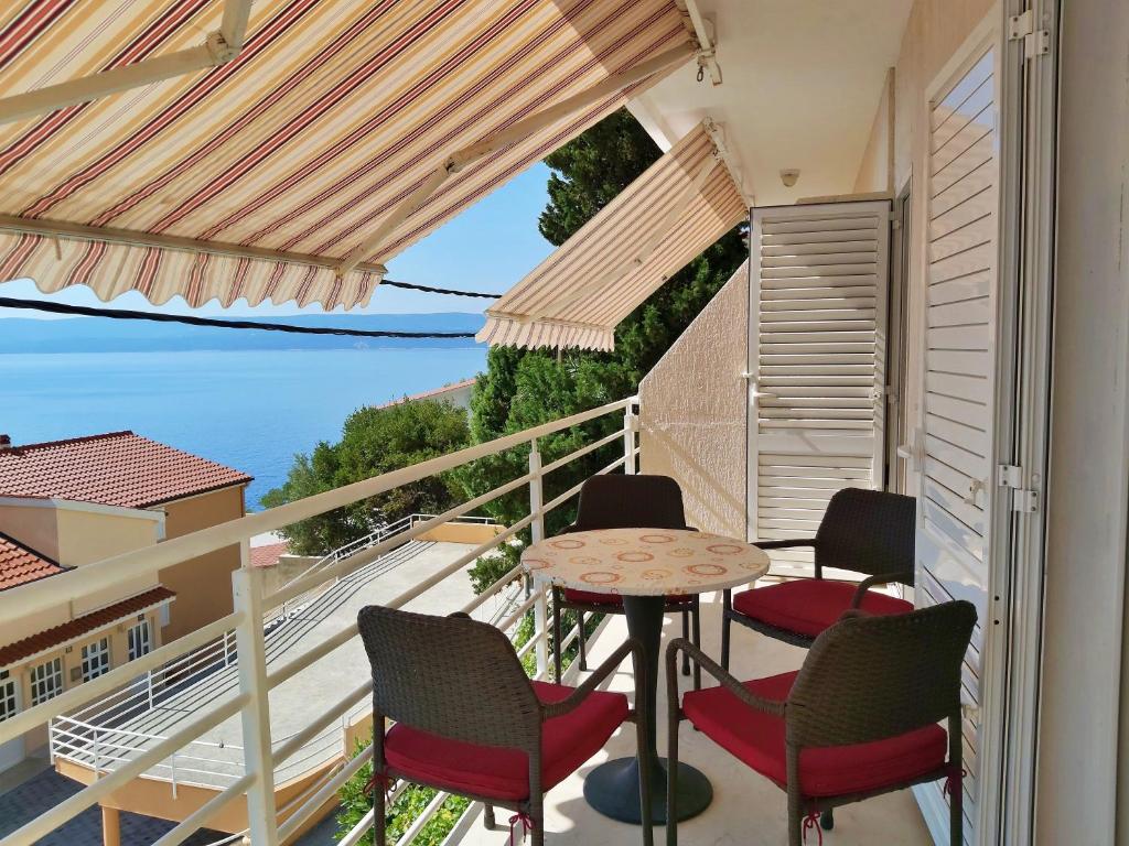 Balkón nebo terasa v ubytování Apartment Juta