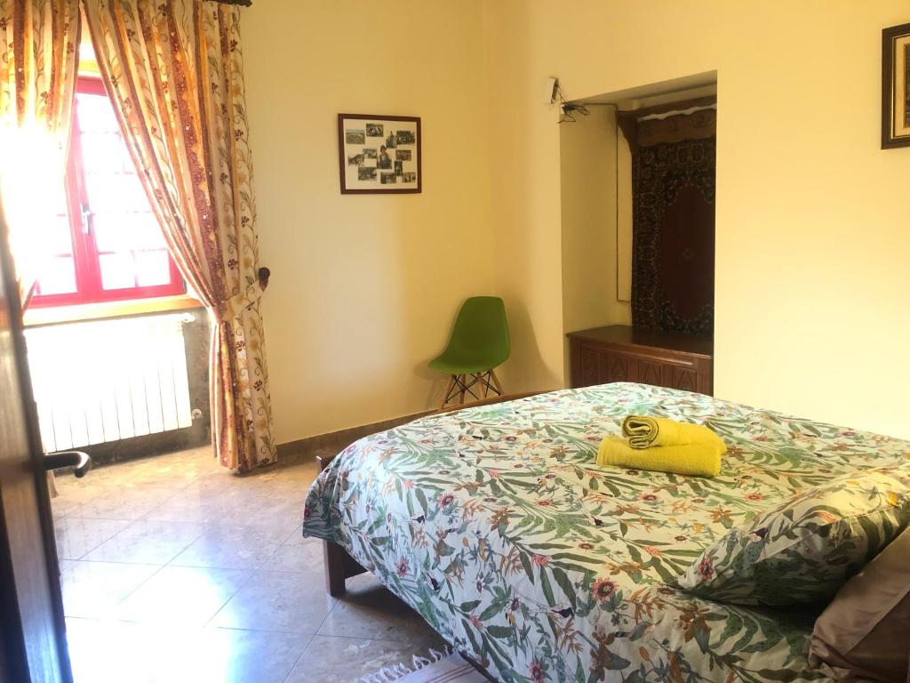 Uma cama ou camas num quarto em Quinta das Cegonhas