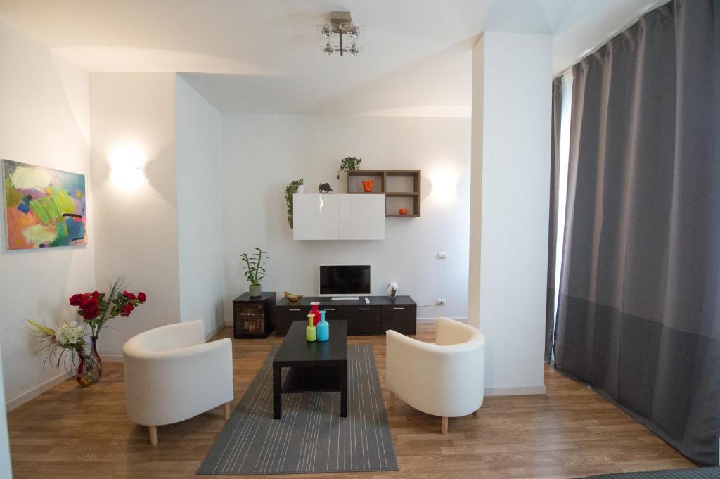 TV a/nebo společenská místnost v ubytování Residenza Cenisio