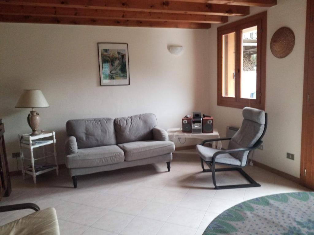 Posezení v ubytování Casa di Bagattini