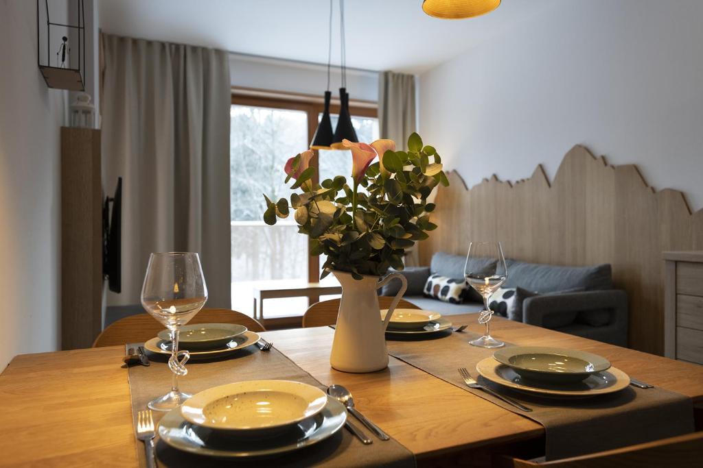 Część wypoczynkowa w obiekcie APARTMÁNY PADESÁTKA - Polední Kameny