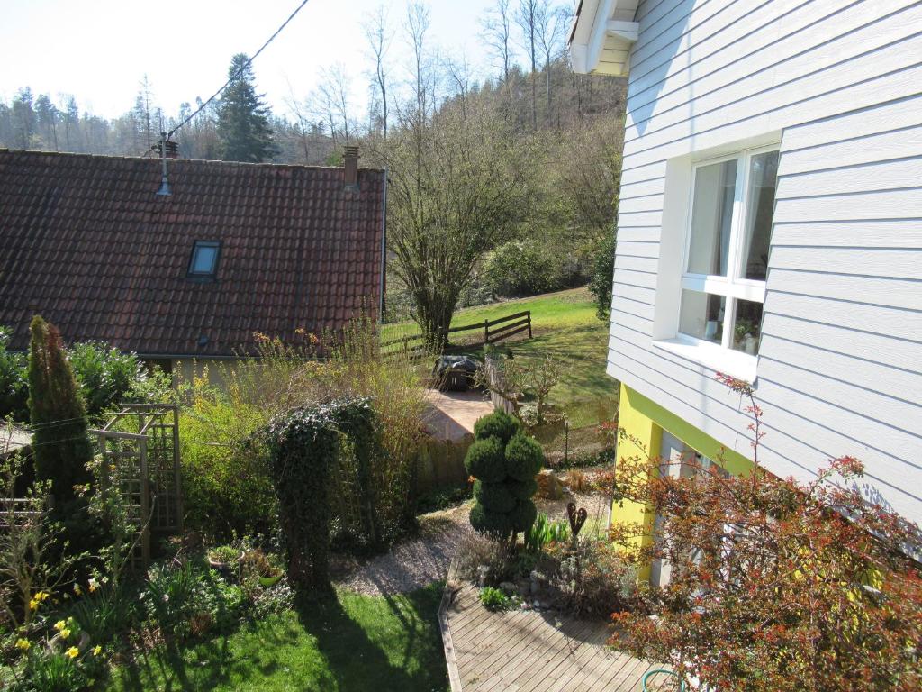Zahrada ubytování Le Clos d'Auré.