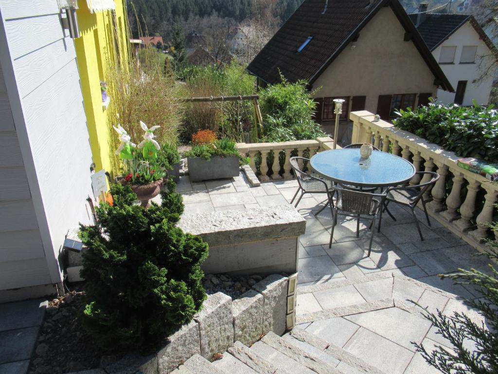 Zahrada ubytování Le Clos d'Auré.